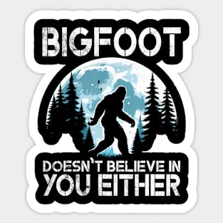 Bigfoot Sasquatch Father Day Bigfoot Sticker